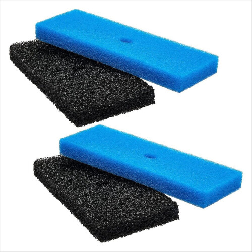 2 Sets Pond Replacement Filter Pads, Coarse and Fine Filter Pads Set