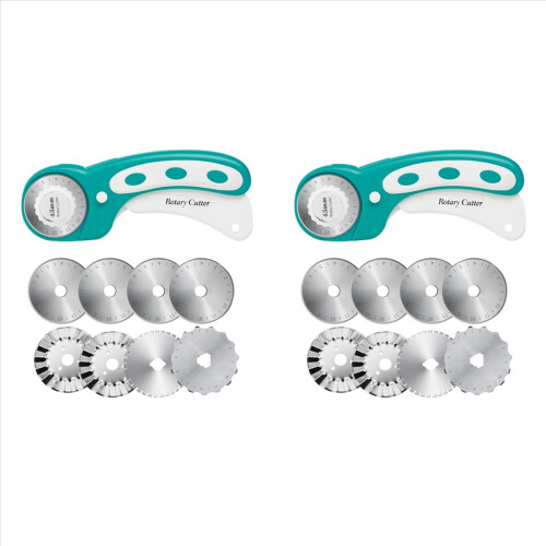 45mm Rotary Cutter for Fabric with 8Pcs Rotary Blades