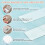 123PCS Blank Transparent Acrylic Bookmark Kit with Ribbon 4
