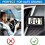 Small Digital Car Dashboard Clock Battery Operated LCD Time Display 4