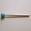 2Pcs Soft Rubber Head Sticks Wood Handle Bell Mallets Green 4