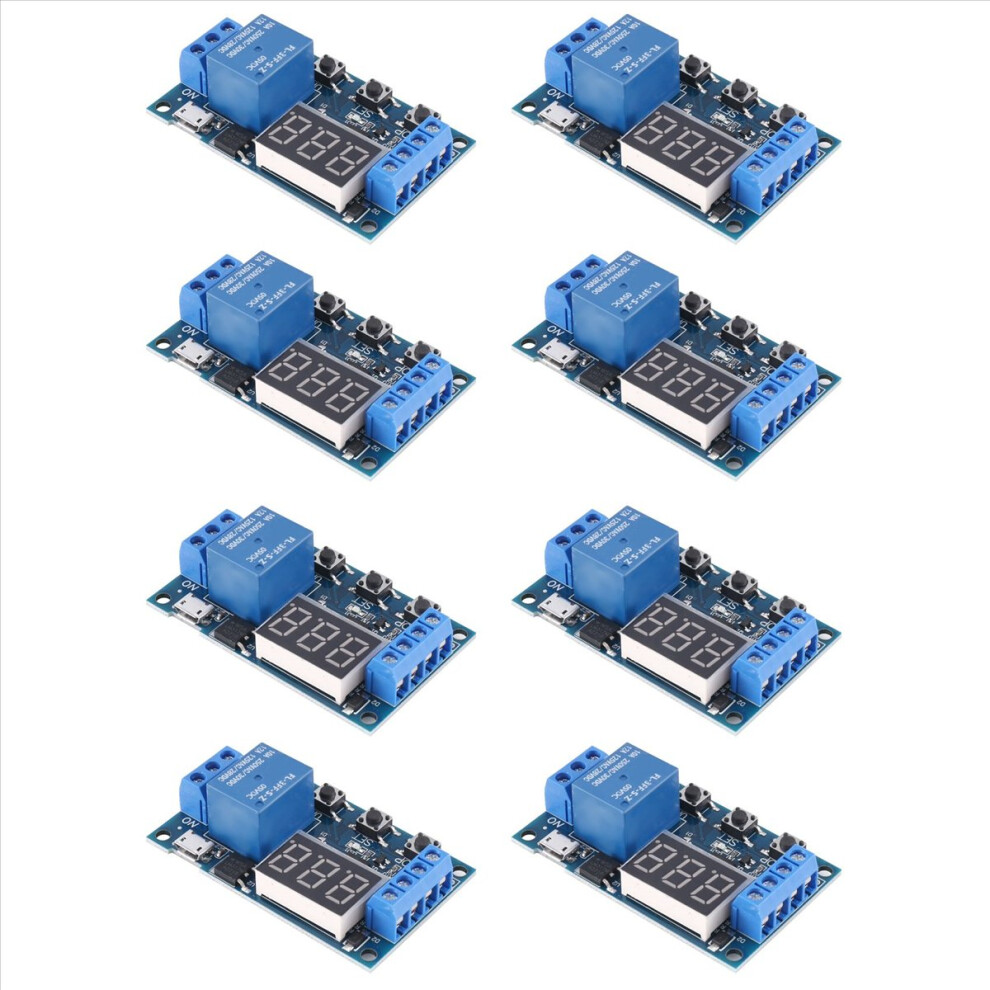 521 Digital Time Delay 1 Way Relay Trigger Cycle Timer 4852609163435