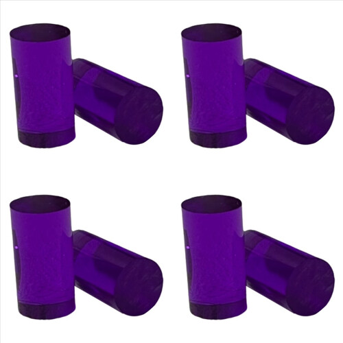2pcs Colorful Acrylic Pool Cue Ferrules C