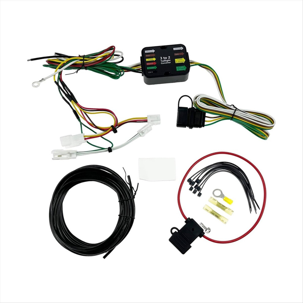 4 Way Trailer Wiring Harness, Flat Trailer Connector Assembly Light 4852609146759
