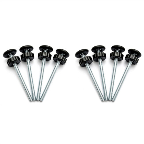 4Pcs Universal Baby Gate Threaded Spindle Rod, M8 Replacement B