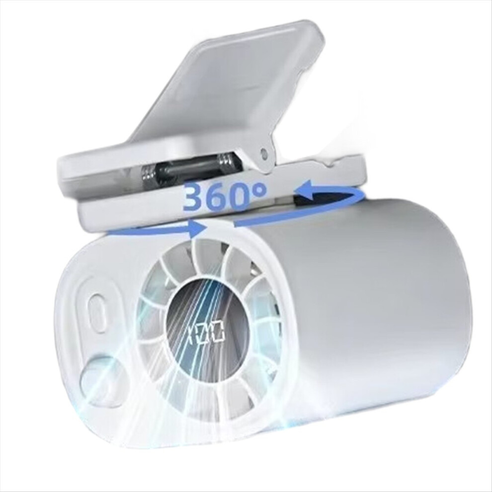 1800Mah Portable Waist Fan Clip On Wearable Belt Personal Fan 4852609173700