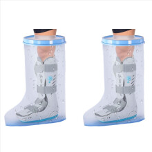 Waterproof Extra Wide Leg Cast Cover for Shower with Non-Slip Bottom