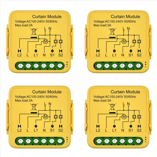 Tuya Zigbee Curtain Switch Module Connected Roller Shutters Motor