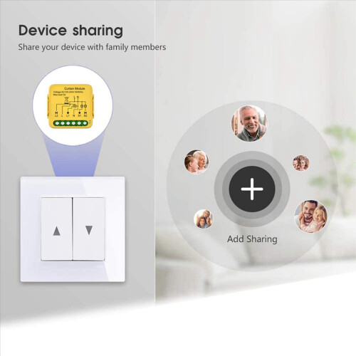 Tuya Zigbee Curtain Switch Module Connected Roller Shutters Motor 2