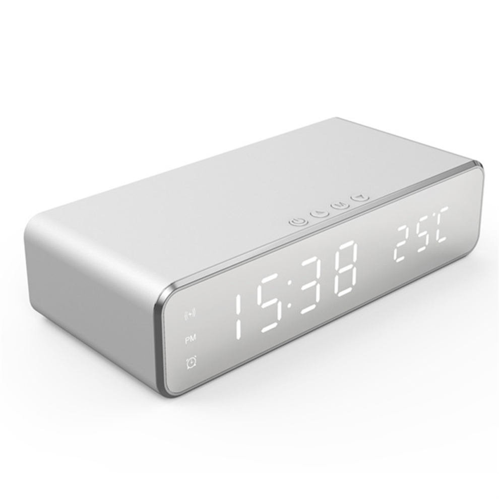 Wireless Charger Time Alarm Clock Led Digital Thermometer 4852814200130