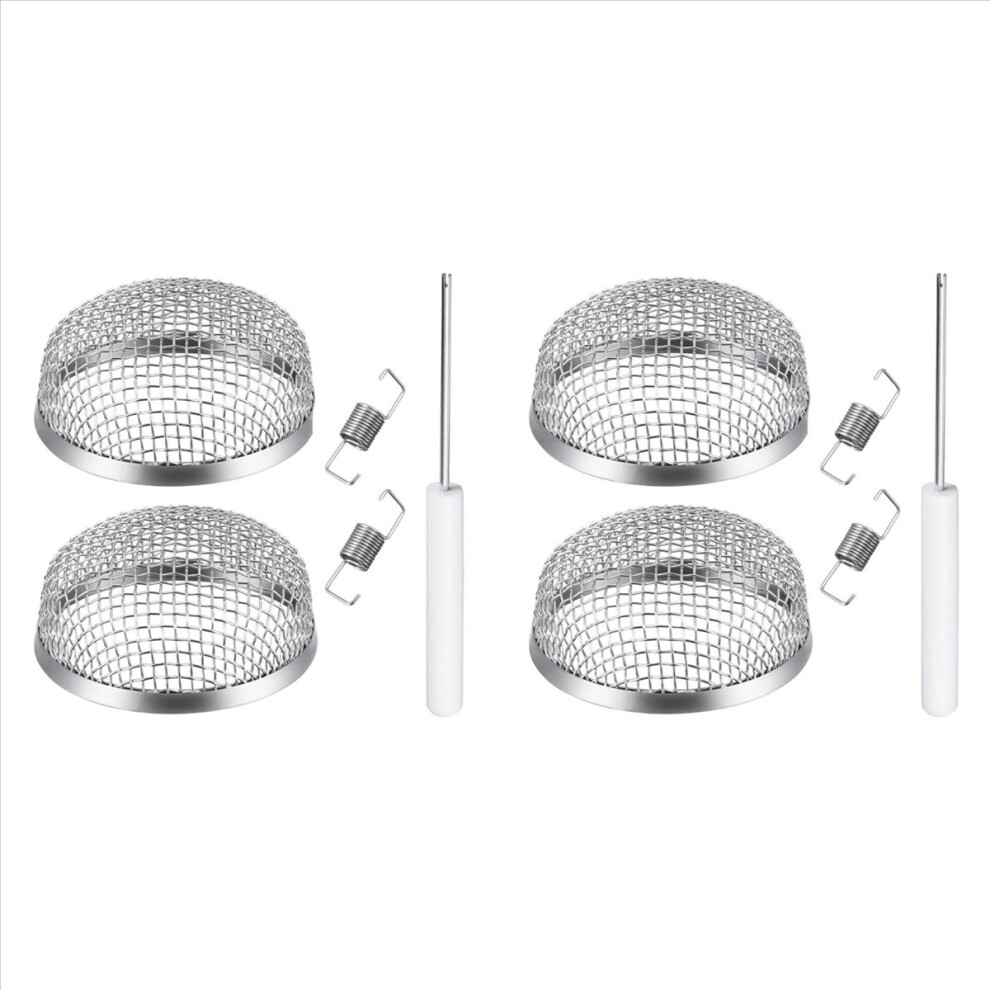2 Pack Flying Insect Screen Rv Furnace Vent Cover Mesh With Tools 4852609175551