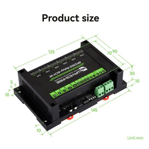 for 2 RP2350 WIFI Industrial Relay 2