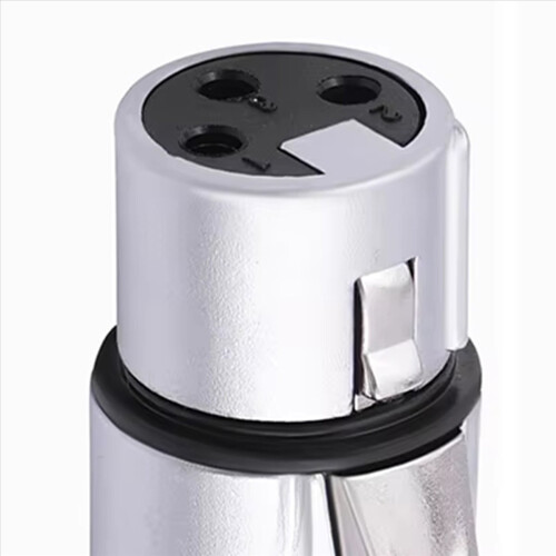 Male/Female Compact XLR Microphone Solder Adapter 2