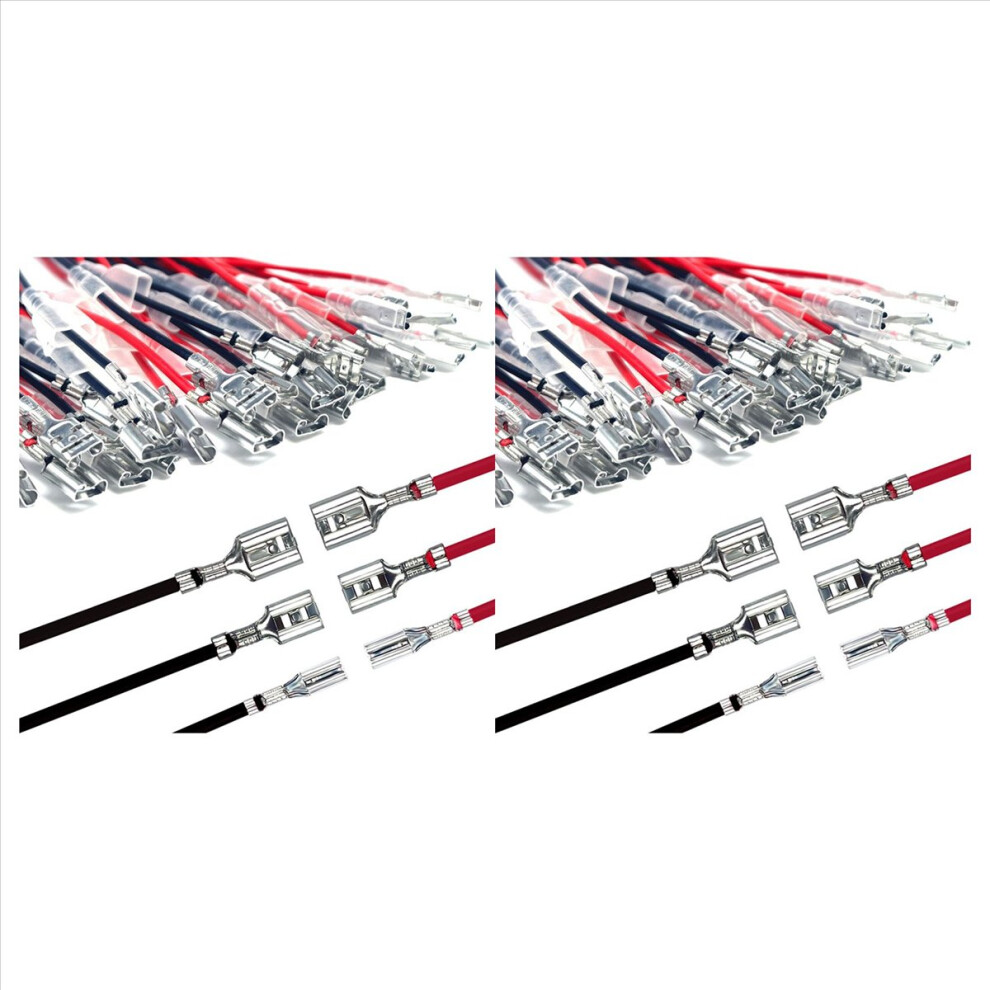 30Pcs 2.8Mm /4.8Mm /6.3Mm Female Speaker Wire Connectors 4852814299042