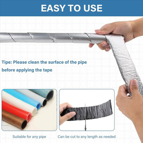 Pipe Wrap Insulation, Aluminum Foil Facing Pipe Wrap Insulation Tape 1