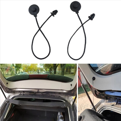 2 Pieces of Rear Trunk Storage Bag Tray Straps Parcel Shelf String 2