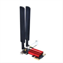 WiFi 7 QCNCM865 PCI-E Adapter 9256Mbps BT5.4 Tri Band 2.4G/5G/6GHz