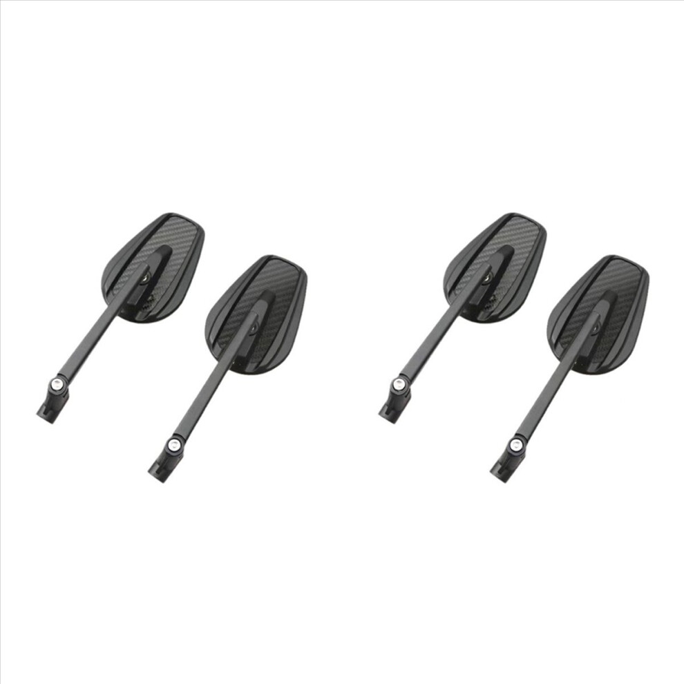 Universal Motorcycle Rear View Mirrors 8Mm 10Mm For White 4852814209232