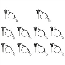 Quick Release 6mm Diameter Ball Locking Pin with Push Button Cable