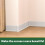 Baseboard Corner Blocks 4inch Height, Self Adhesive 4