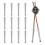 20Pcs Bolo Tie Tips End Caps Long Alloy Cord Ends Bolo Tie Tips 2