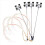 4 PCS HO Scale Model lighting tower,tower lights Model Lights 2