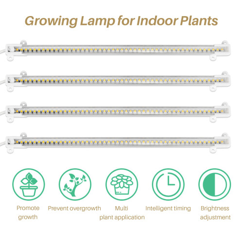 Grow Light Strips, for Indoor Plants with Auto On/Off 3/9/12H Timer 2