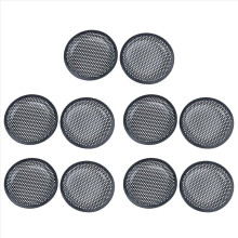6.5inch Metal Mesh Round Car Woofer Cover Speaker Grill Black 2 Pcs