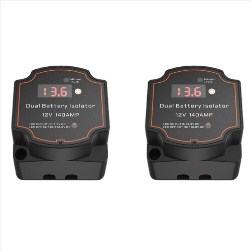 Smart Dual Battery Isolator 12V 140A Digital Voltage Sensitive Relay