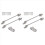 2 Pcs Cabin Hook (8 Inch) with Screws - for Shutter Shed Window 1