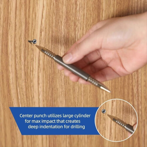 2-Piece Nail Setter and Hinge Pin Punch Set 2