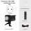300W Bi LED Video Light, Continuous LED Lighting EU Plug 3
