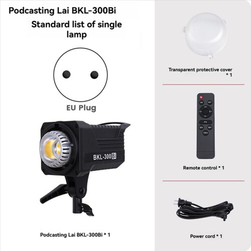 300W Bi LED Video Light, Continuous LED Lighting EU Plug 2