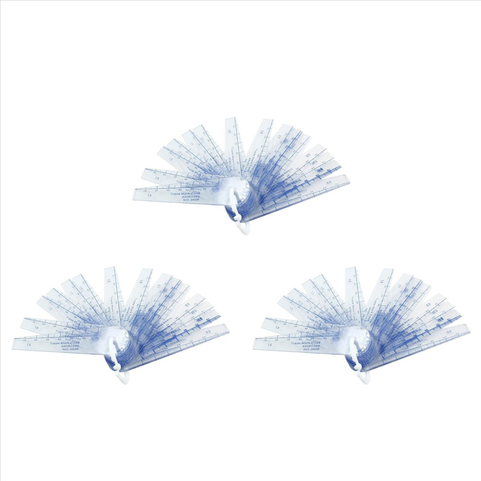 Plastic Feeler Gauge 0.05-2Mm Thickness Measuring Tools 4852814239819