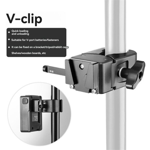 V Mount Battery Holder with Adjustable Jaws Versatile 2