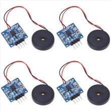 2PCS Piezoelectric Vibration Tapping Sensor Module