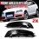 Chrome Car Front Bumper Fog Light Mesh Grille for A3 8P 2
