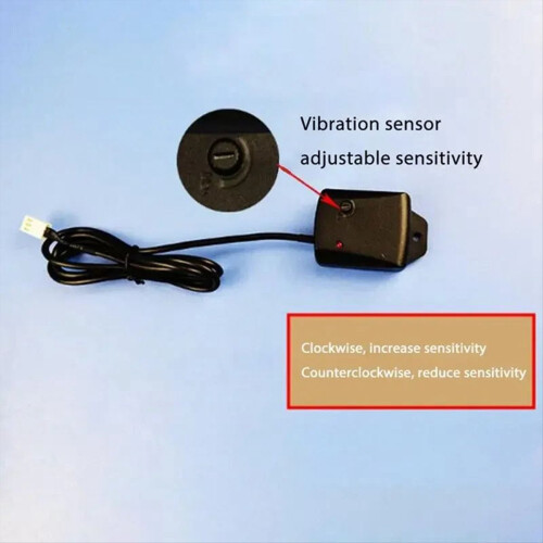 2Pcs Universal Automobile Motorcycle Car Vibration Induction Sensor 1