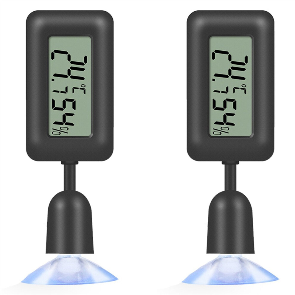 Reptile Thermometer Hygrometer with Suction Cup Digital Temperature