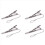 Mens Plain Silver Chrome Stainless Steel 6CM Standard Tie Clip 1
