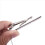 Mens Plain Silver Chrome Stainless Steel 6CM Standard Tie Clip 5
