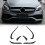 6PCS Bumper Side Spoiler Canards Air Knife for a Class A45 16-18 5