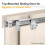 Sliding Closet Door Roller Kit - Top Hung Door Replacement Hardware 4