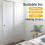 Sliding Closet Door Roller Kit - Top Hung Door Replacement Hardware 6