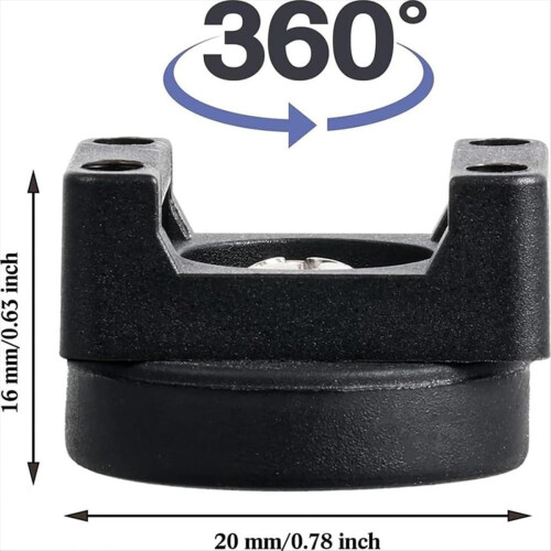 12PCS Magnetic Cable Tie Holders, Flexible Nylon Zip Ties,Button Head 1