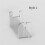 2 Pack Knife Display Stand Acrylic Knife Stand, Desktop Knife Display 4