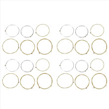 Set 6 Metal Strings for Acoustic Guitar 1 Meter 1M New