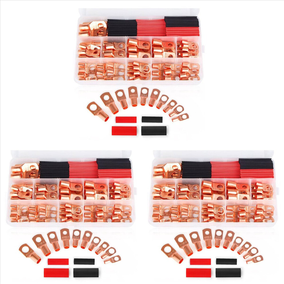 130Pcs Copper Wire Lugs,Terminal Connectors 4852814245476