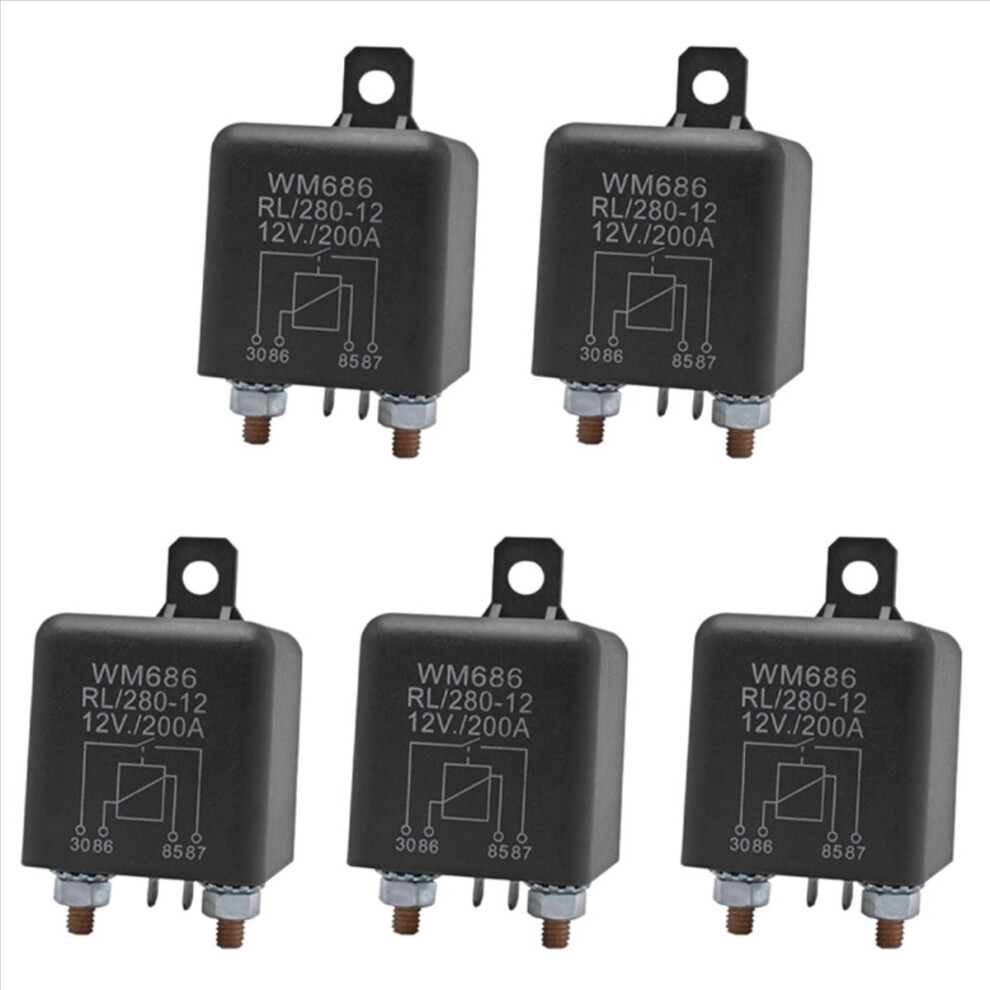 Battery Isolator Relay 4-Pin Wm686 Relay Car Relay Rl/280 200A 4852814223436