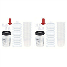 600ml Disposable Paint Cup with Connector 16X1.5MM Internal